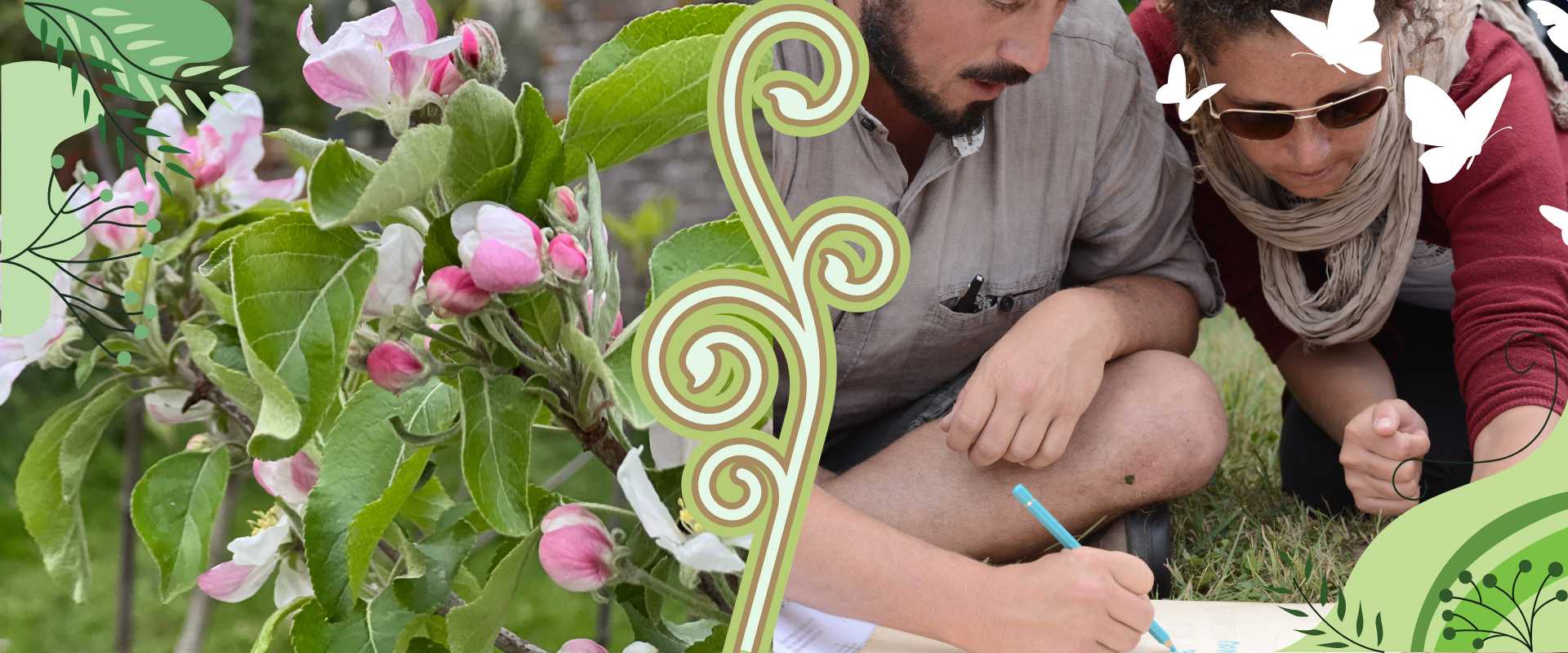 fleur et personne entrain de reflechir