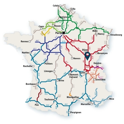 carte des autoroutes